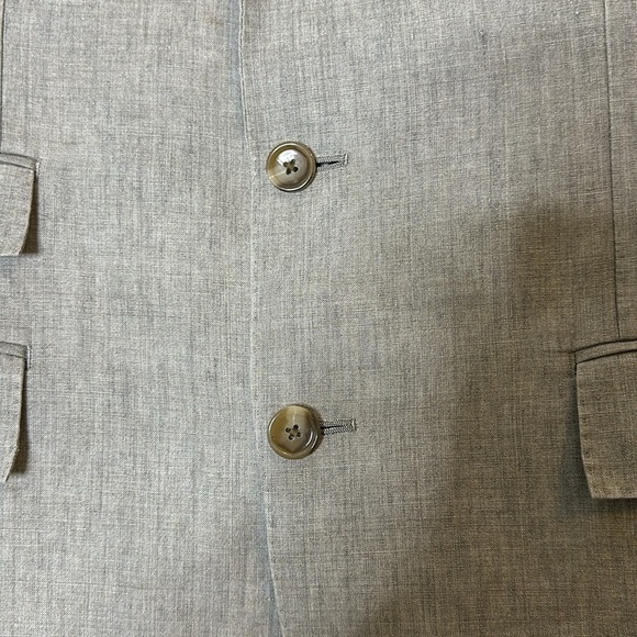 J. Crew Ludlow Ormezzano linen blend blazer Sz40R Grey - Picture 5 of 15